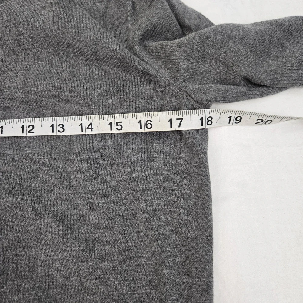 Banana Republic Luxury Blend V-Neck Sweater S Silk Cashmere Cotton‎ Gray Slim